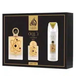 Lattafa Tharwah Gift Set 100ml + 20ml + 200ml