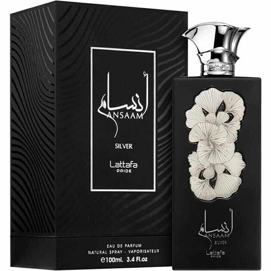 Lattafa Ansaam Silver 100 ml Eau De Parfum Sweet scent