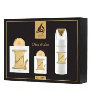 Lattafa Pride Peace & Love Gift Set 100ml + 20ml + 200ml
